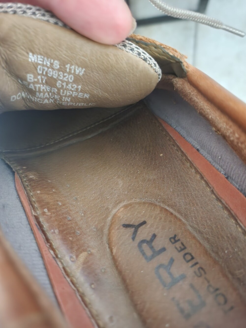 Sperry men shoes size 11W - Picture 6 of 6